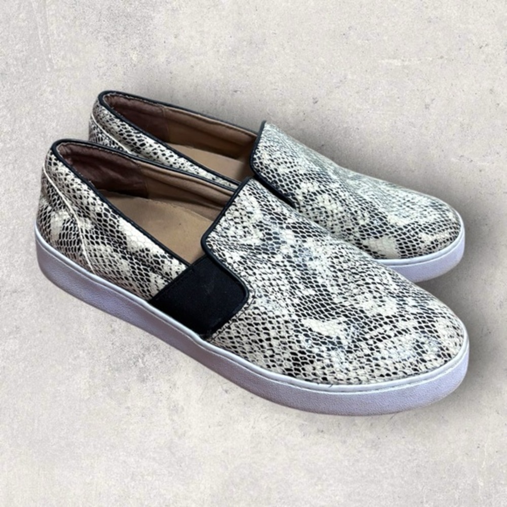 Vionic Women's Demetra Snake-Embossed Slip-On Sneakers
